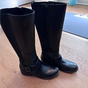 Kenneth Cole Women's Black Riding Boots